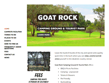 Tablet Screenshot of goatrock.com.au